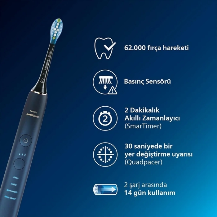 Philips HX9911/88 Sonicare Diamond Clean Special Edition Şarjlı Diş Fırçası