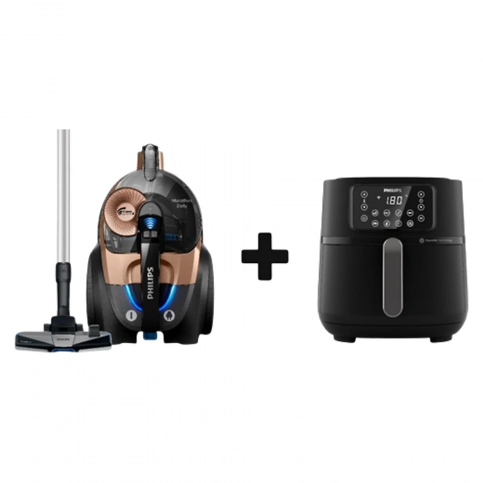 Philips XB7151/07 Marathon Elektrikli Süpürge + HD9285/96 Airfryer XXL Hediyeli
