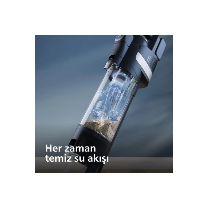 Philips XW9463/11 Aqua Trio 9000 Seri Islak & Kuru Temizlik Kablosuz Dikey Süpürge