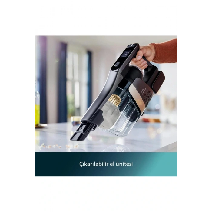 Philips XW9463/11 Aqua Trio 9000 Seri Islak & Kuru Temizlik Kablosuz Dikey Süpürge