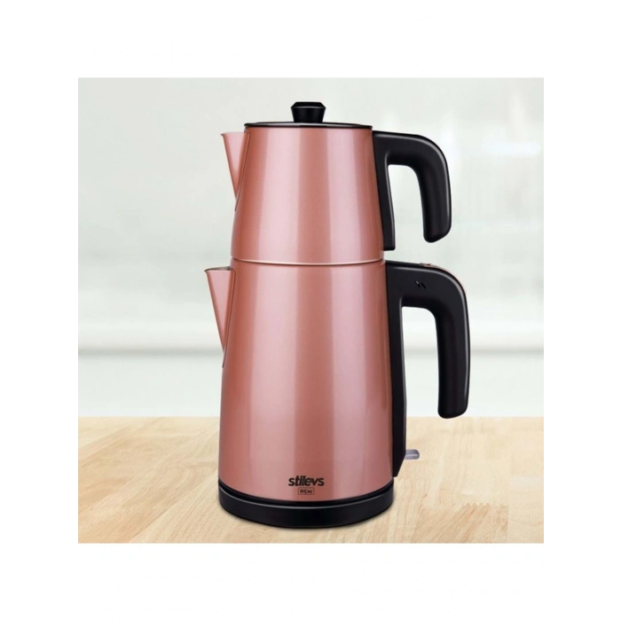 Stilevs Biçay Çelik Çay Makinesi Inox - Rose