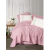 Cotton Box Aura Tek Kişilik Pike Takımı Pebble Pembe