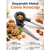 Dayanıklı Metal Ceviz ve Fındık Kıracağı – Kaymaz Saplı, Ergonomik Tasarım