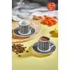 Kahramanlar Valenta 2li 4 Parça Porselen Fincan Takımı