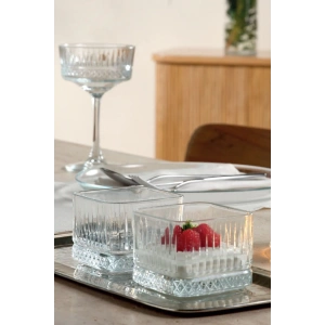 Paşabahçe Elysia 4lü Kare Çerezlik - Kase - Kahvaltılık - Sosluk 235 cc - 530138