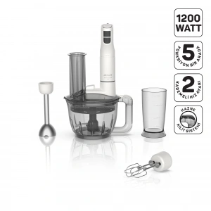 Arzum Soprano Max Neo Multi Blender Seti AR1187-02 - Beyaz