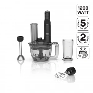 Arzum Soprano Max Neo Multi Blender Seti AR1187-01 - Siyah