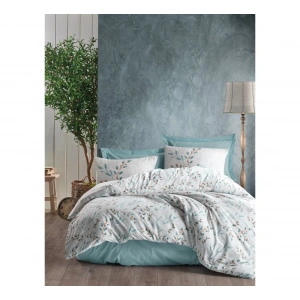 Çift Kişilik Modeline Nevresim Takımı - Lendell Mint