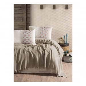 Cotton Box Jakarlı Çift Kişilik Pike Takımı Papina Taş