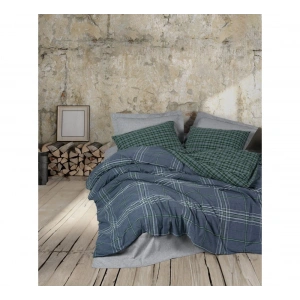 Cotton Box Natureforce Çift Kişilik Nevresim Takımı Isola Mavi