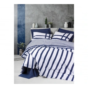Cotton Box Nobil Ranforce Çift Kişilik Nevresim Takımı Nifty Lacivert