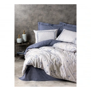 Cotton Box Tek Kişilik Nevresim Takımı Nitsa Lacivert