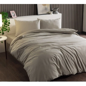 Doqu Home Pure Line Nevresim Takımı Çift Kişilik - Bej