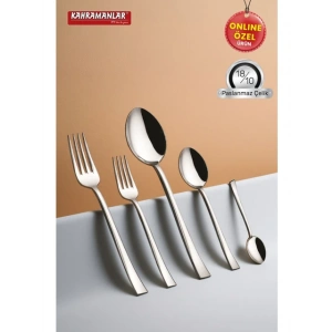 Kahramanlar S-Form 60 Parça Çatal Kaşık Takımı