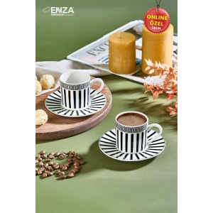 Kahramanlar Sofia 2li 4 Parça Porselen Fincan Takımı