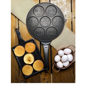 Özlife Granit Yüz Emojili Pankek Tava 28 cm