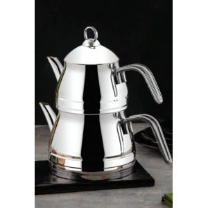 Özlife Roma Aile Boyu Çaydanlık Takımı Sade 1 Lt / 2 Lt - 1016