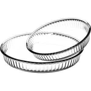 Paşabahçe Borcam 2Li Yuvarlak Fırın Tepsi Seti - 159022