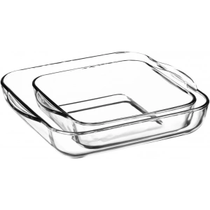 Pasabahce Borcam 2li Kare Tepsi Seti - 159028