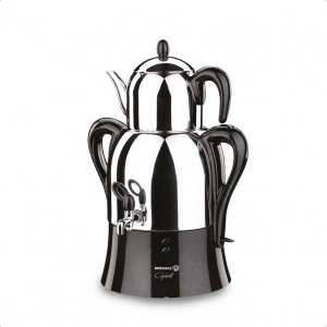 Korkmaz Çaykolik Siyah Paslanmaz Demlik A341-04