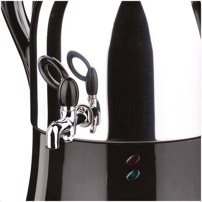 Korkmaz Çaykolik Siyah Paslanmaz Demlik A341-04