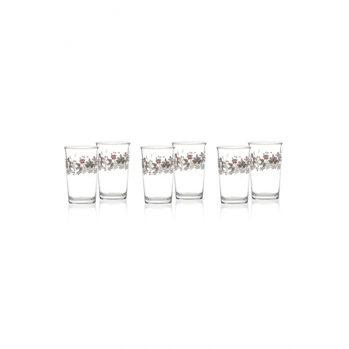 Acar Garden Romance 6 lı Kahve Yanı Bardağı Seti