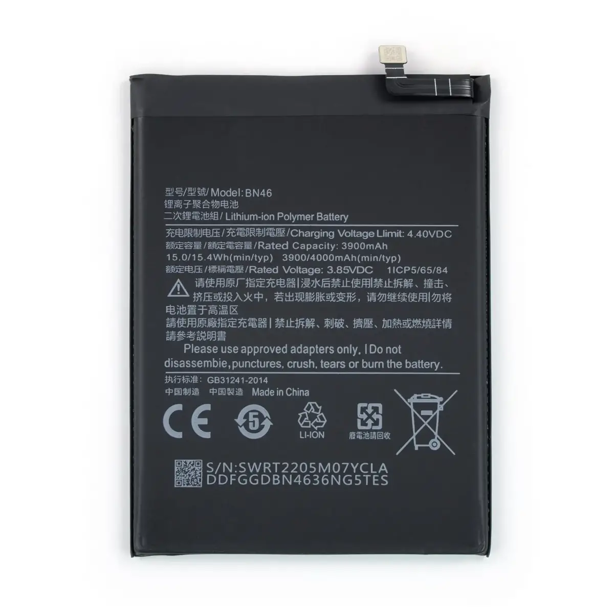 Xiaomi Redmi Note 8 Pro Batarya Pil