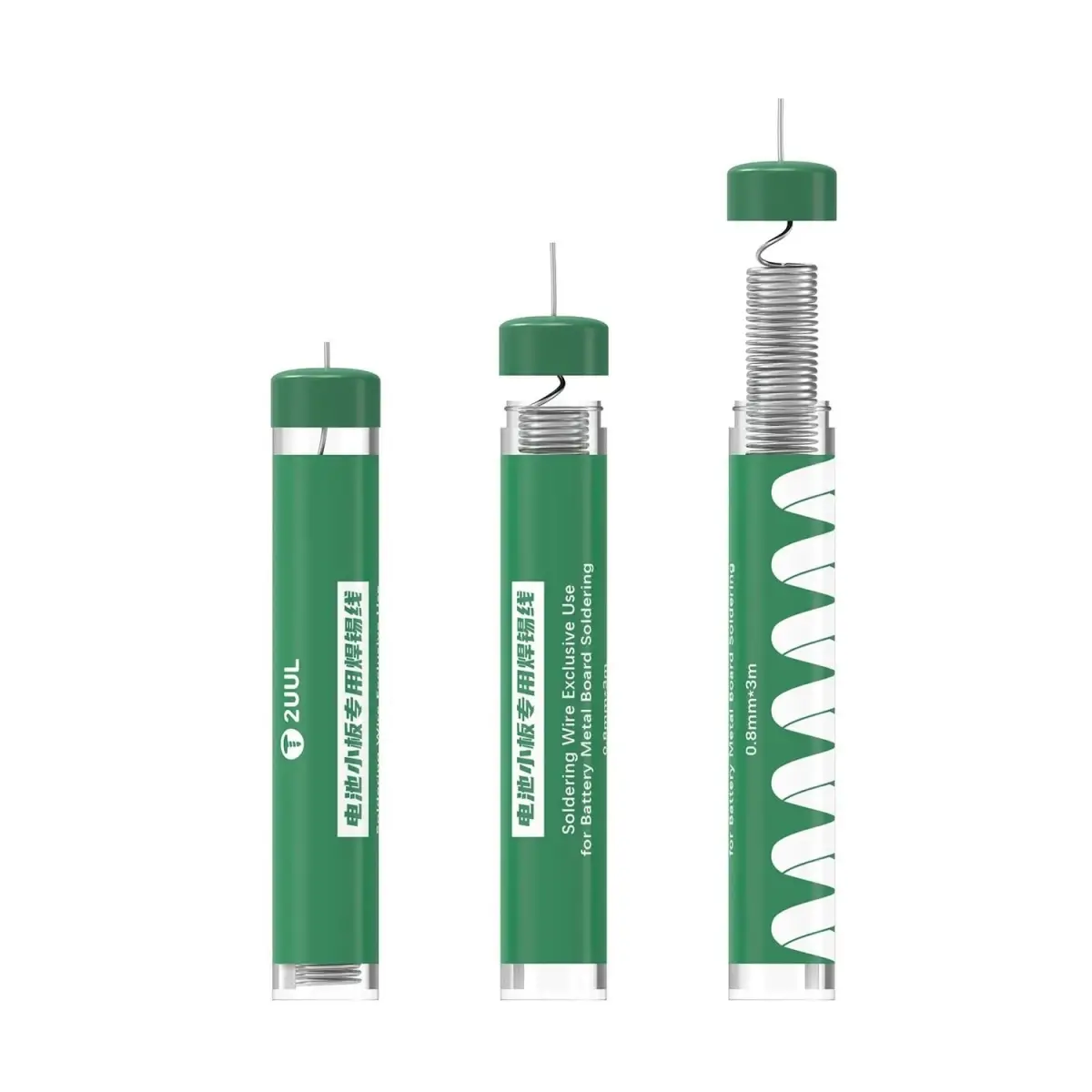 2UUL SC39 Batarya Lehimleme Teli 0.8mm 3m