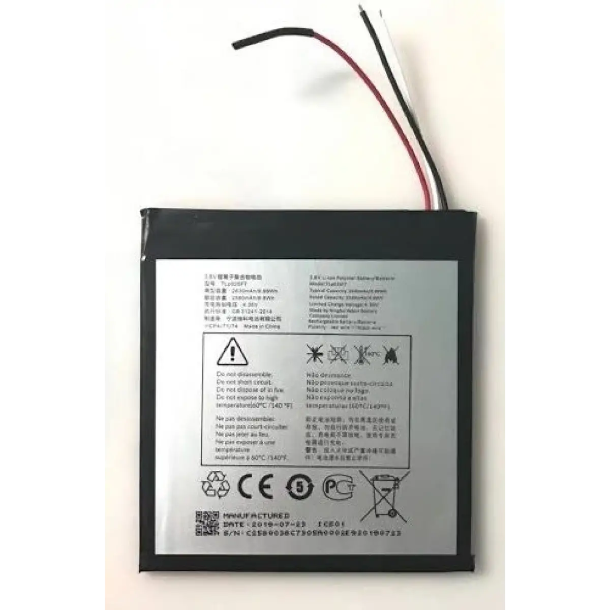 Alcatel OneTouch 1T 8068 Pil Batarya