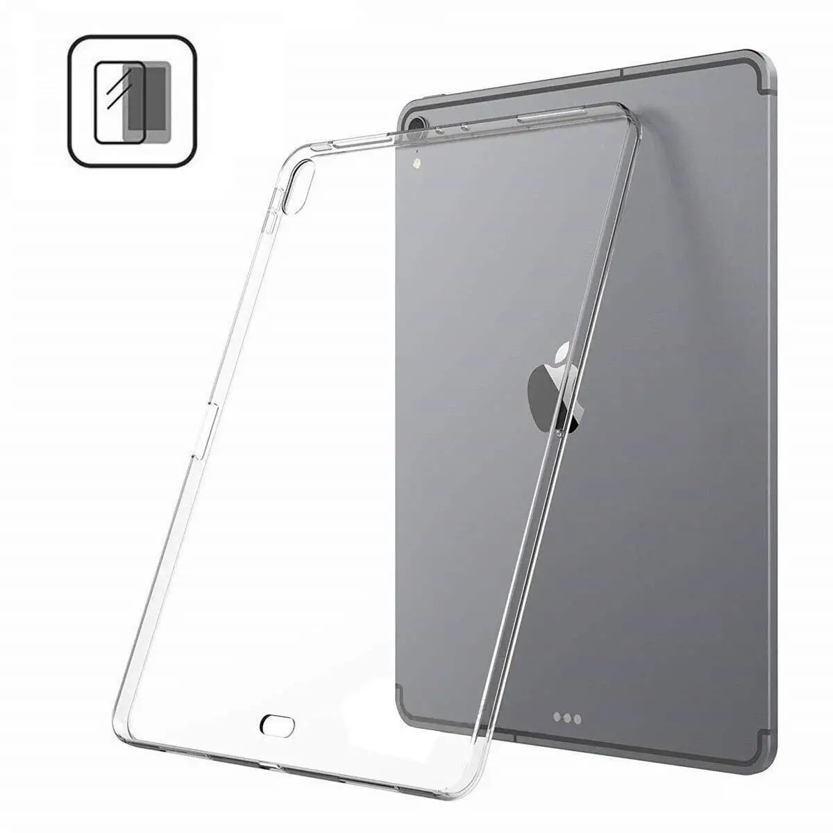 Apple iPad A16 11 A3354 A3355 A3356 Tablet Şeffaf Silikon Kılıf