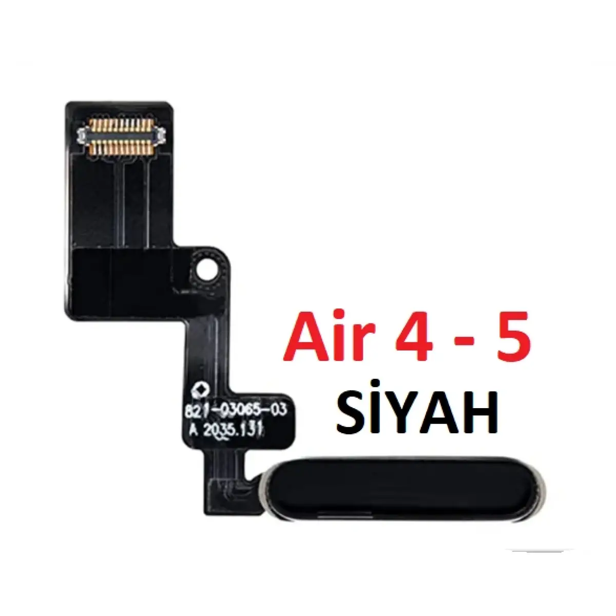 Apple iPad Air 4 - Air 5  A2072 A2316 A2324 A2325 On Off Güç Tuşu Siyah
