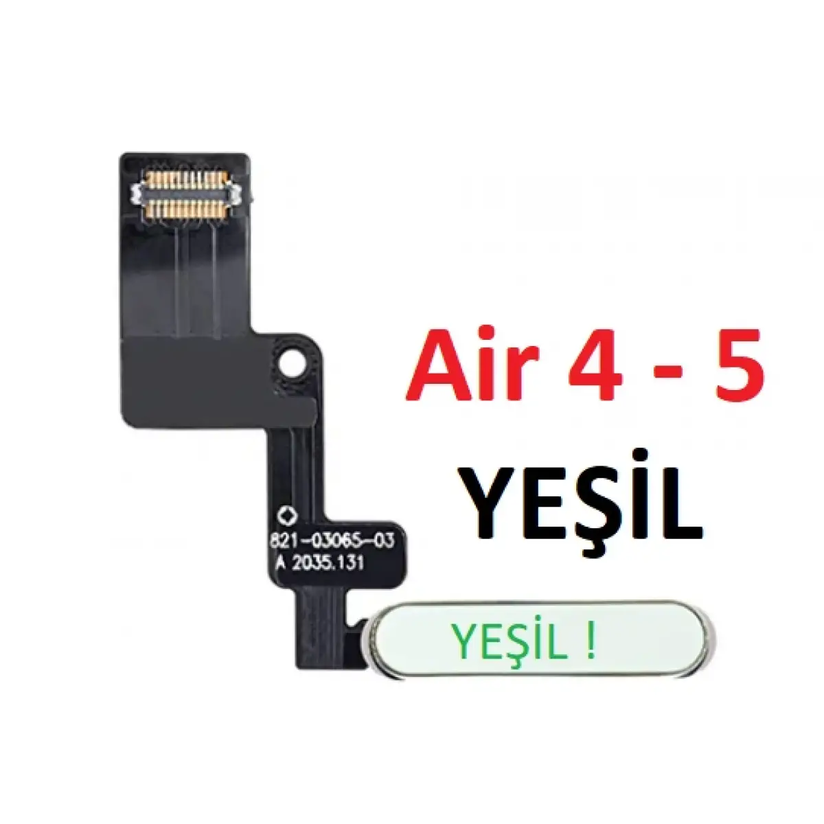 Apple iPad Air 4 - Air 5  A2072 A2316 A2324 A2325 On Off Güç Tuşu Yeşil