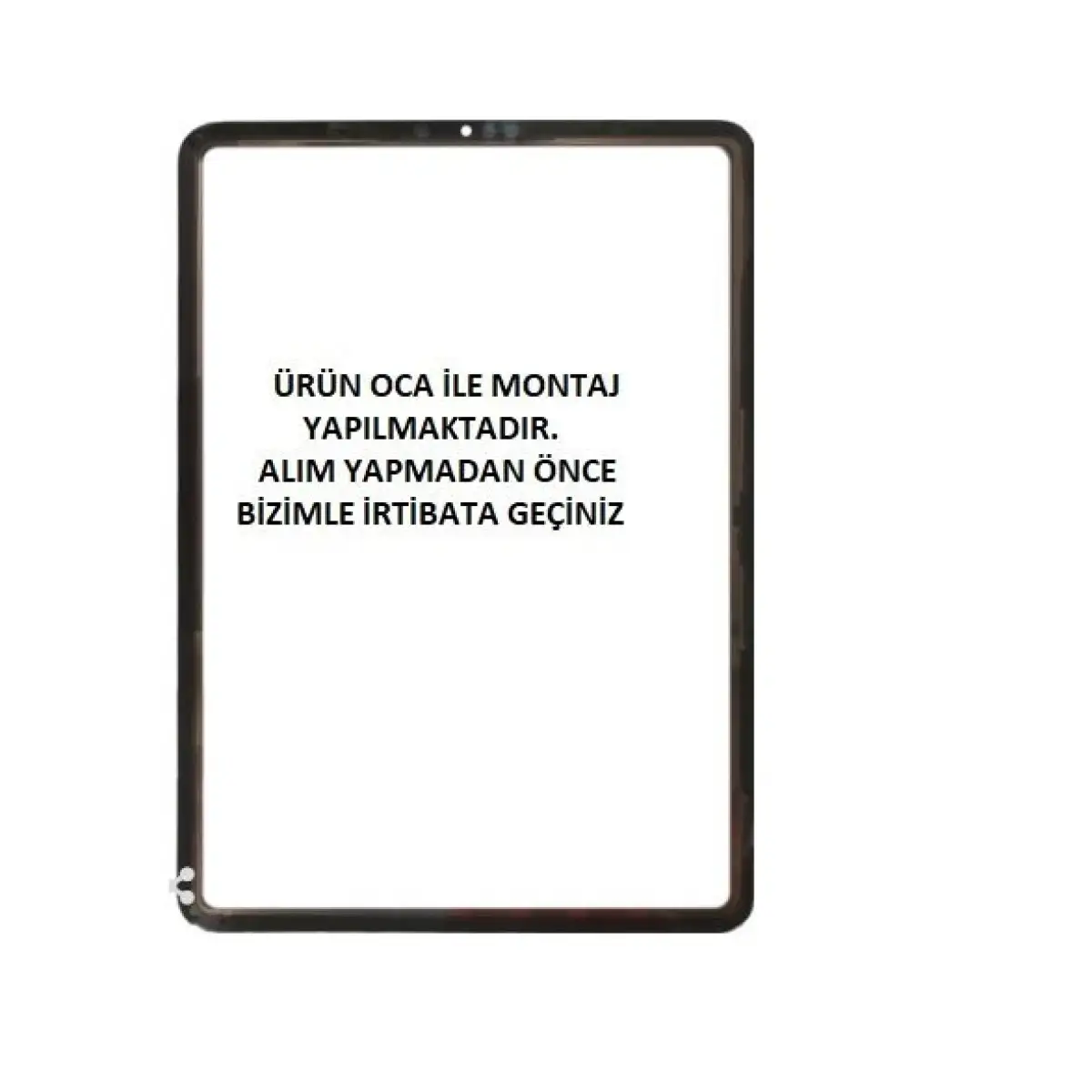 Apple iPad Pro 11 3.Nesil A2301 A2377 A2459 A2460 Ön Cam Lens