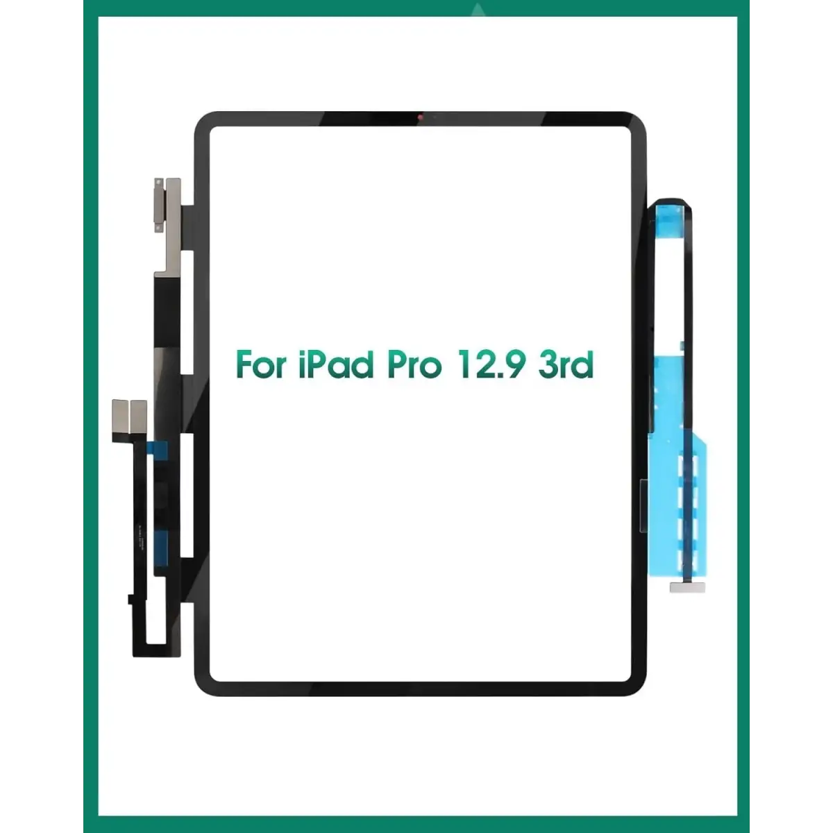 Apple iPad Pro 12.9 3.Nesil A1876 A1895 A1983 A2014 Ön Cam Dokunmatik Lens Ocalı