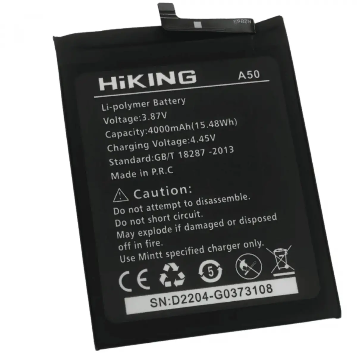 Hiking A50 Batarya Pil