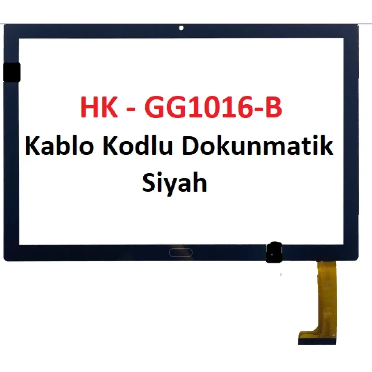 HK-GG1016-B Kablo Kodlu Dokunmatik Siyah