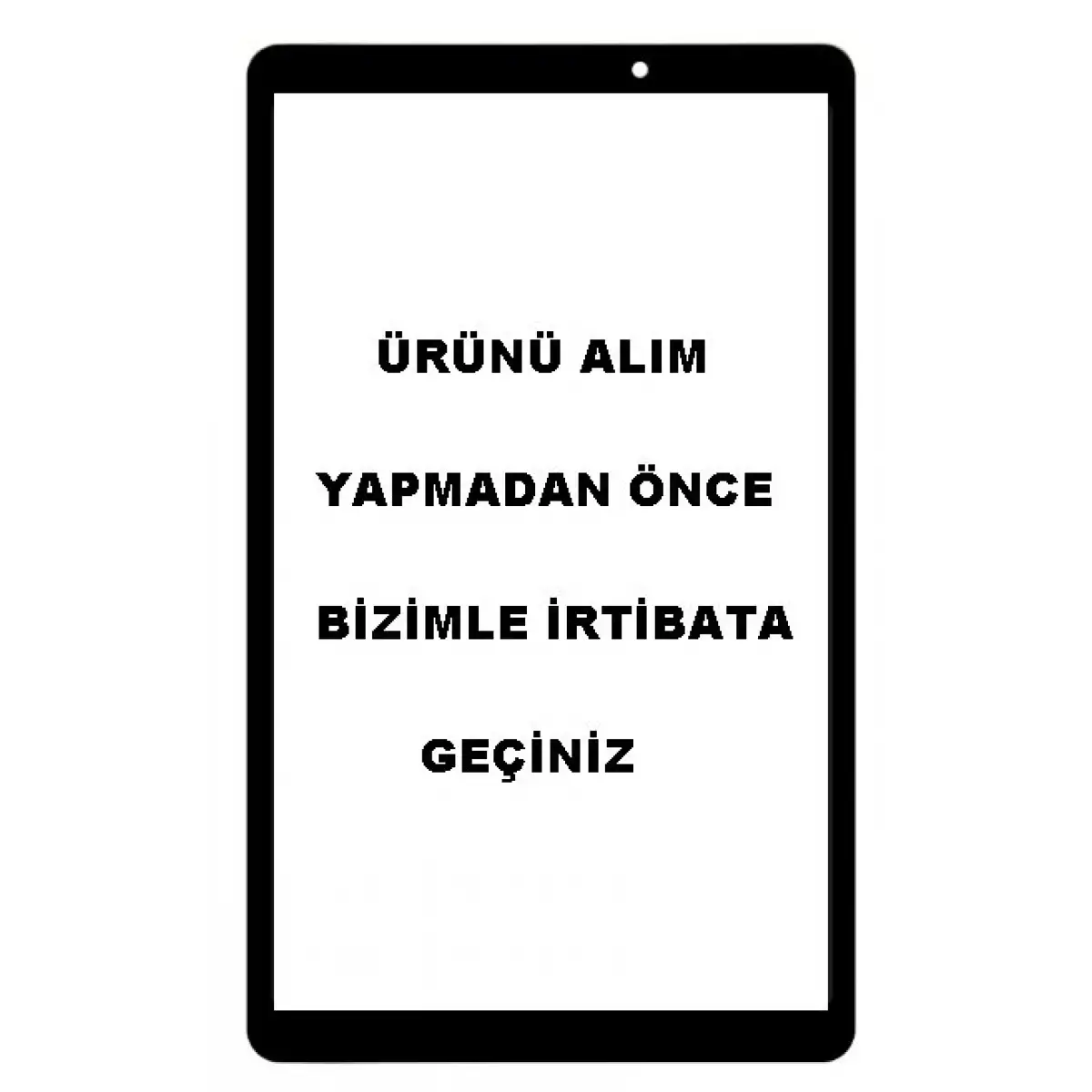 Huawei Matepad T8 KOB2-L09 KOB2-W09 Dokunmatik Lens Ön Cam Ocalı