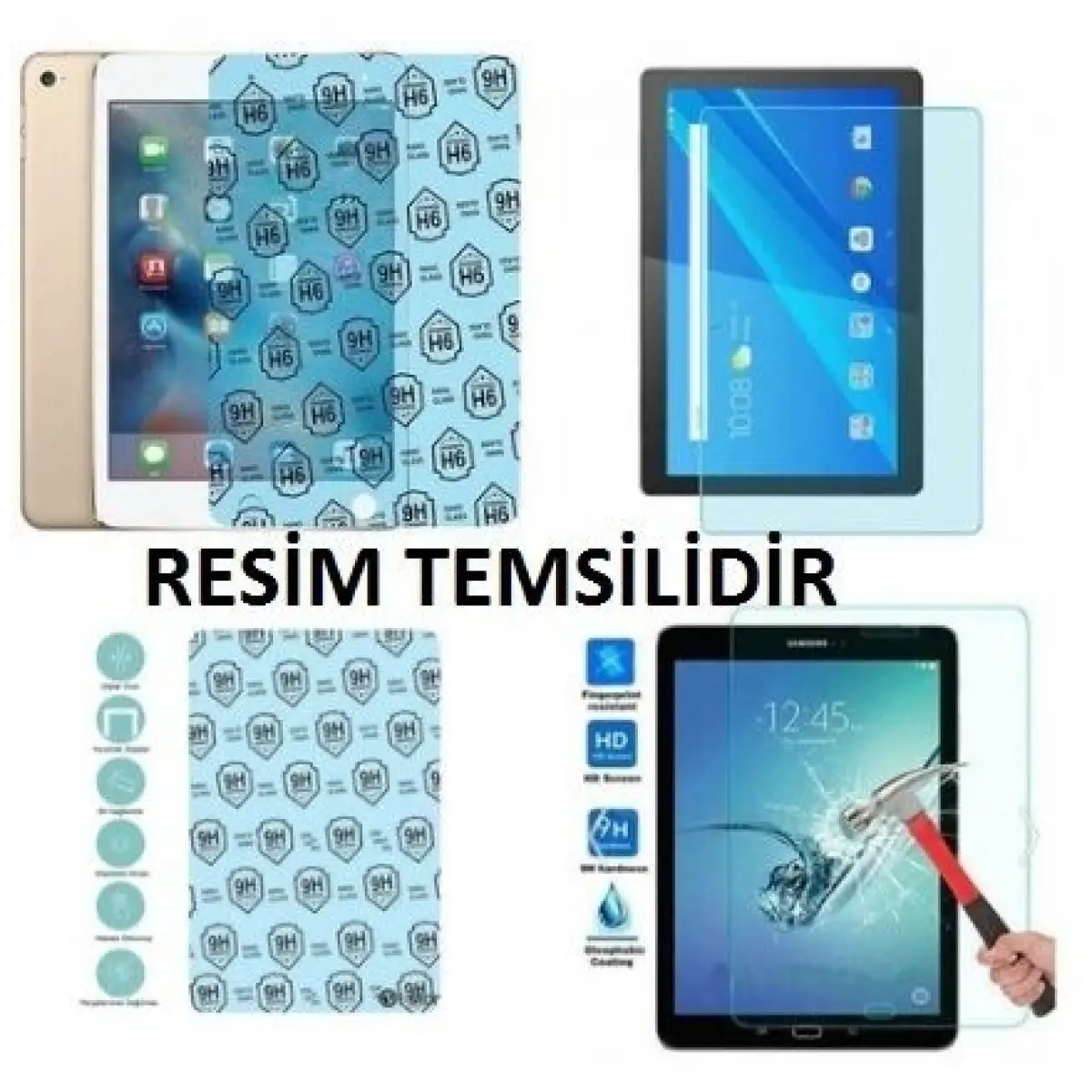 Huawei Matepad T8 KOB2-L09 KOB2-W09 Tablet Kırılmaz Cam Ekran Koruyucu