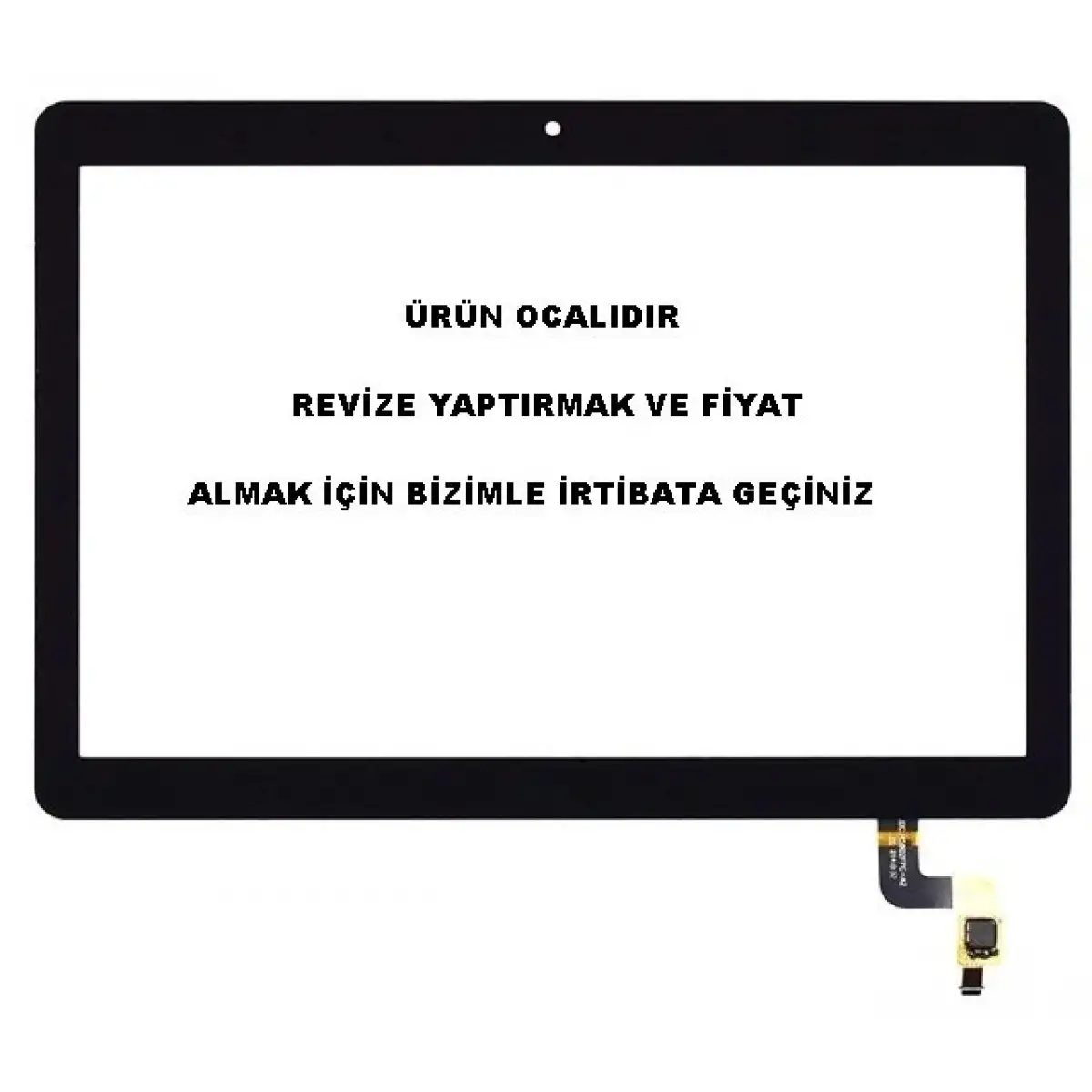 Huawei MediaPad AGS-W09 T3 9.6 Ön Cam Dokunmatik Lens Ocalı