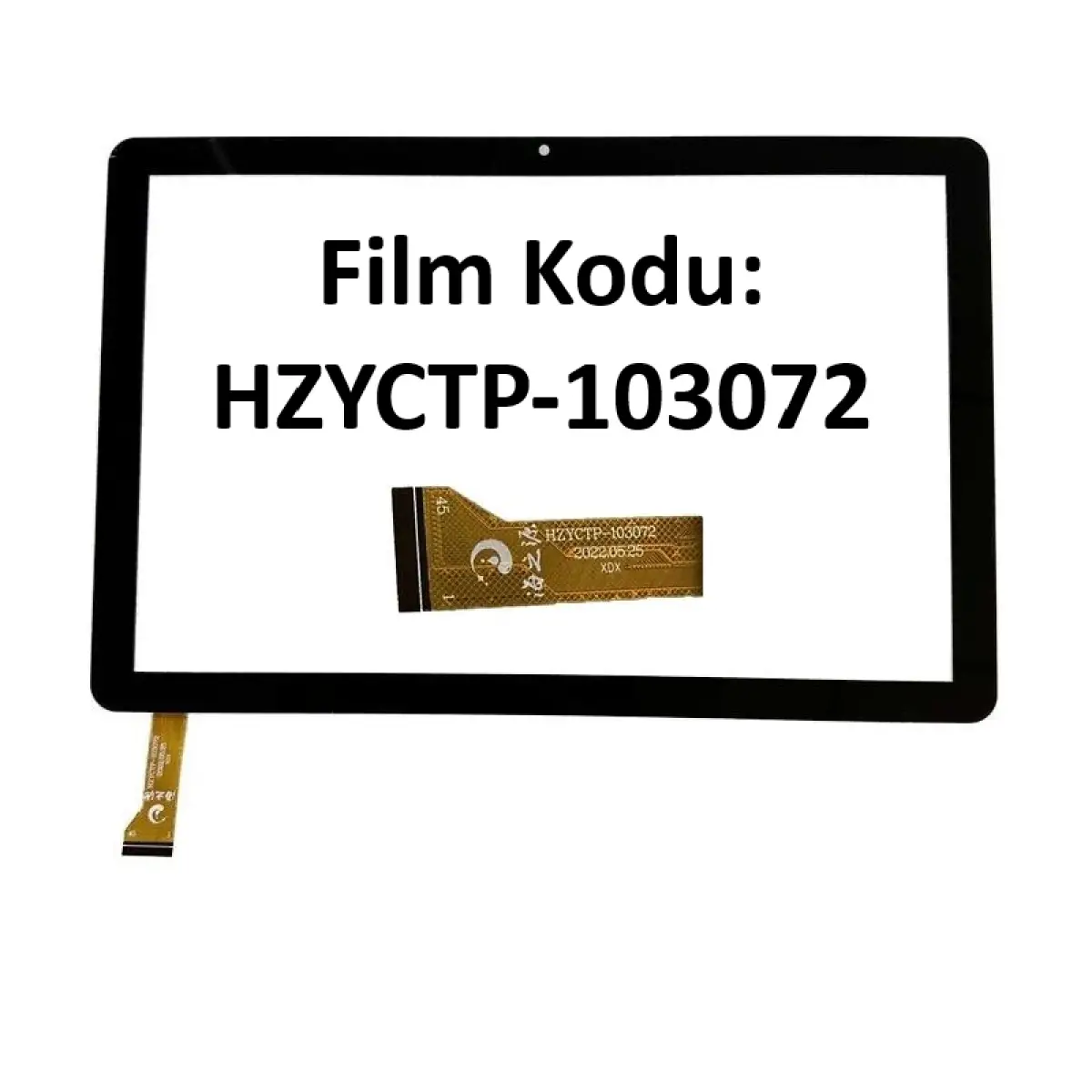 HZYCTP-103072 Kablo Kodlu Dokunmatik Siyah