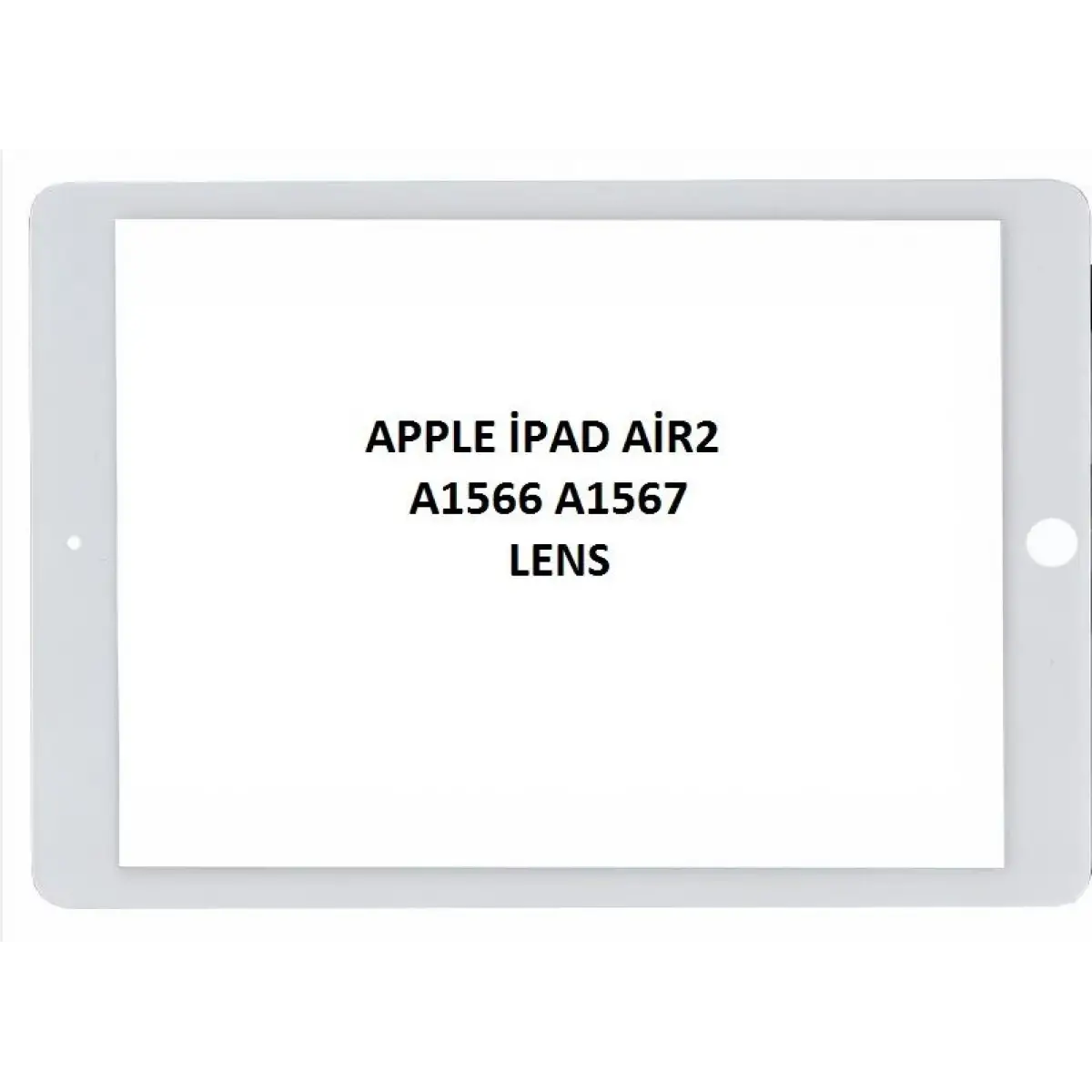 İpad Air 2 A1566 A1567 Lens Beyaz