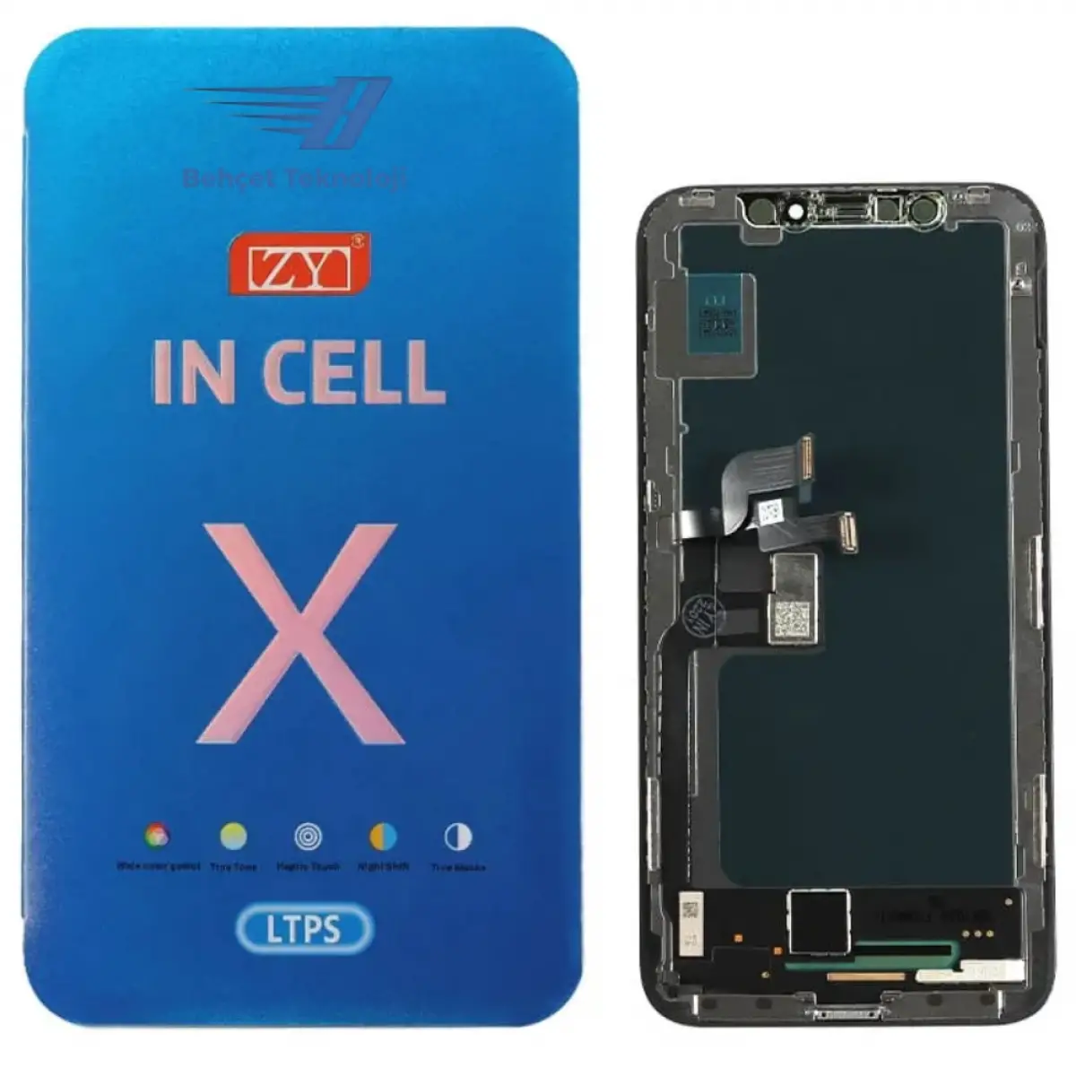 iPhone X Lcd Ekran Dokunmatik ZY İncell Kalite