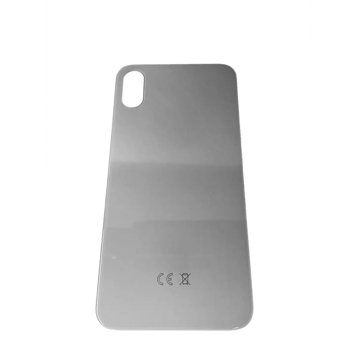 iPhone XS Arka Cam Pil Kapağı Gümüş Silver