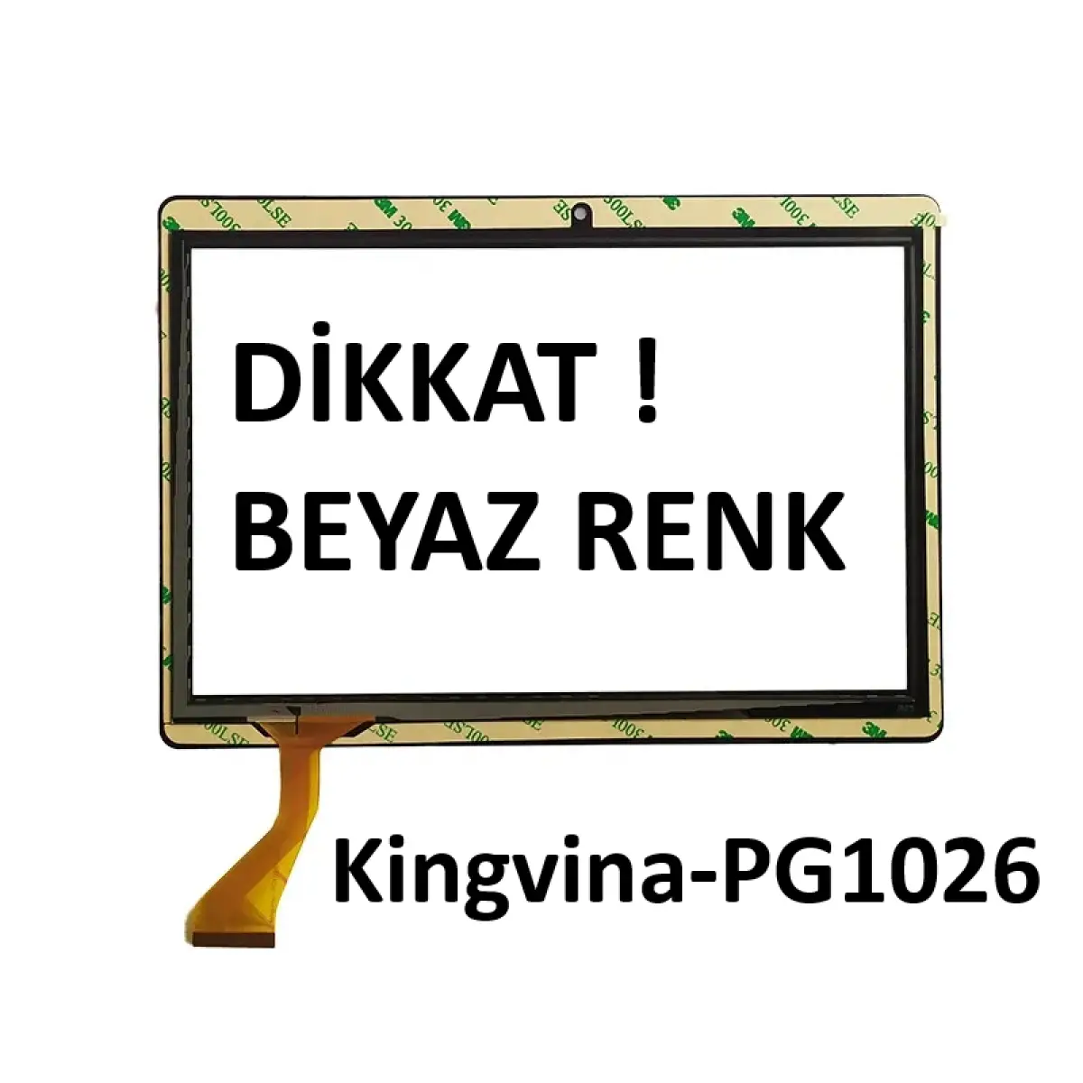 Kingvina-PG1026-FPC Kablo Kodlu Dokunmatik BEYAZ