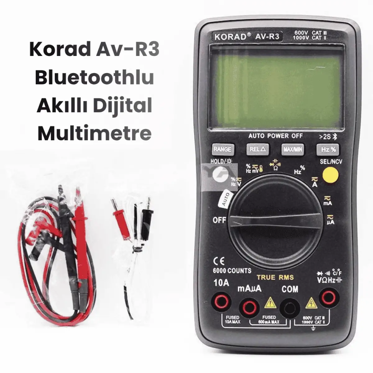 Korad AV-R3 Bluetoothlu Ölçü Aleti Dijital Multimetre