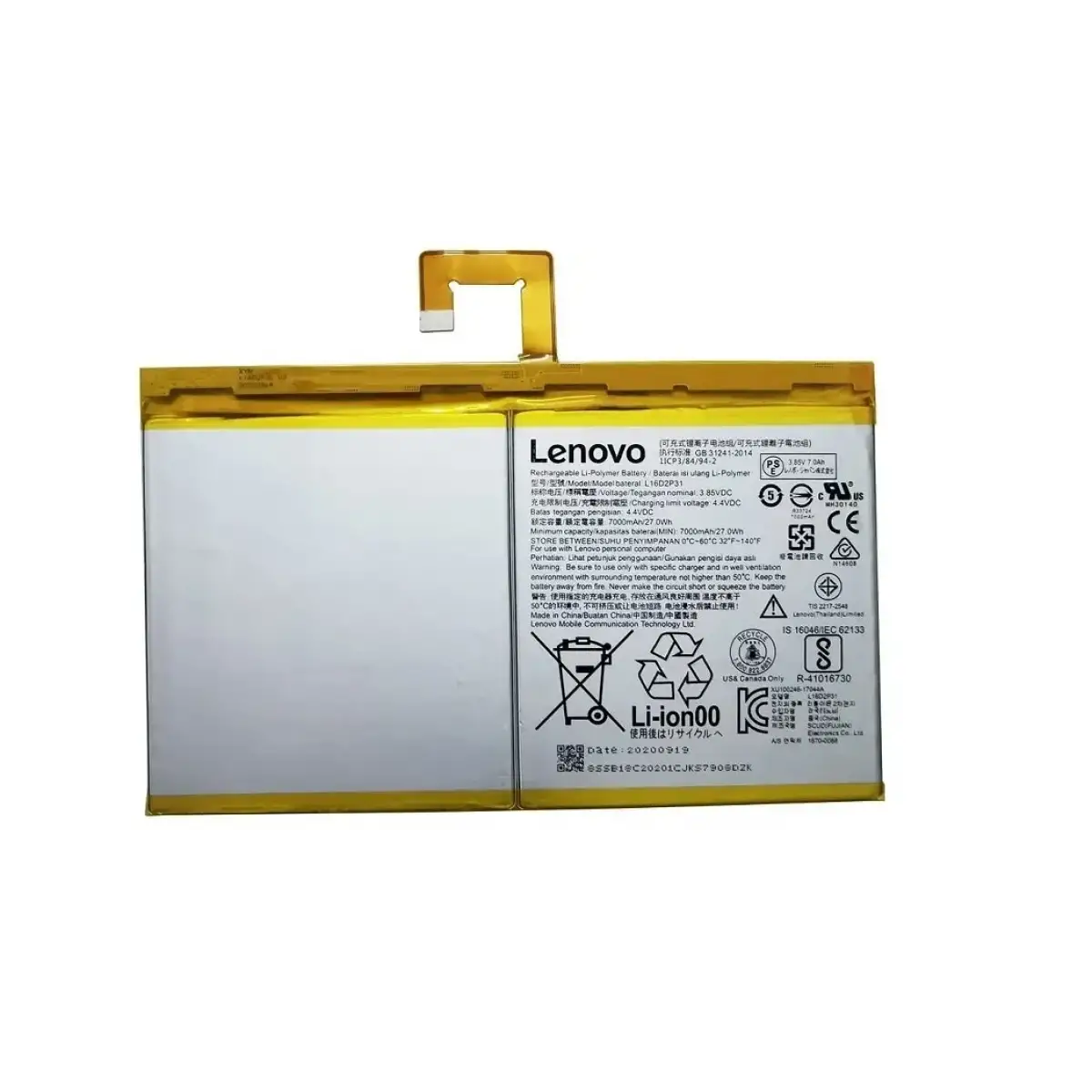 Lenovo IdeaPad CT-X636 CT-X636F CT-X636N Pil Batarya