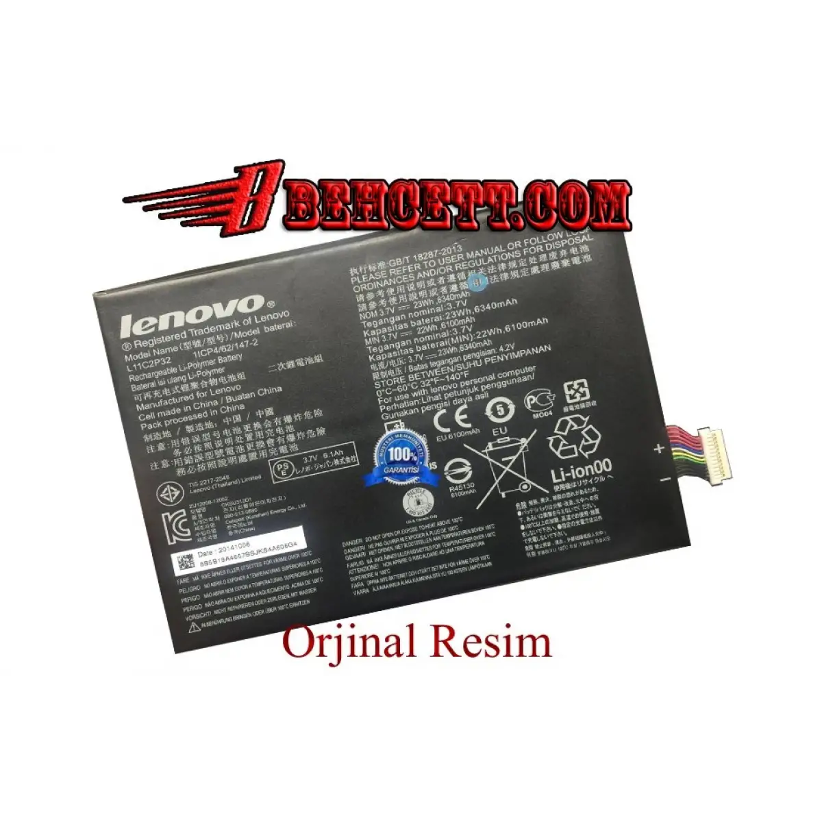 Lenovo Ideatab S2110A Pil Batarya