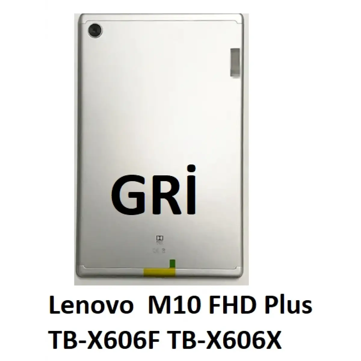 Lenovo  M10 FHD Plus TB-X606F TB-X606X Arka Kasa Kapak GRİ