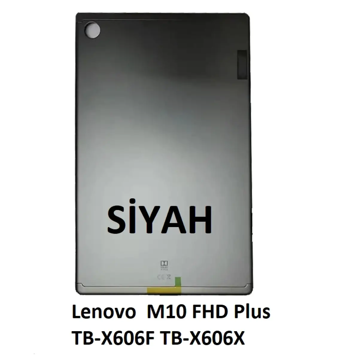 Lenovo  M10 FHD Plus TB-X606F TB-X606X Arka Kasa Kapak SİYAH