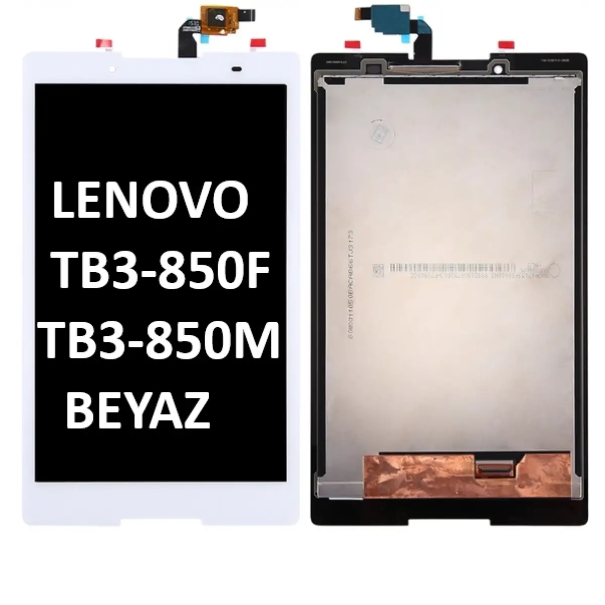 Lenovo Tab 3 TB3-850 TB3-850F TB3-850M Lcd Ekran Dokunmatik Takım Beyaz